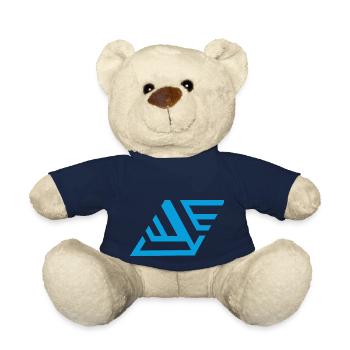"geometrischem Print Blau" - Teddy - French Navy - Vorne