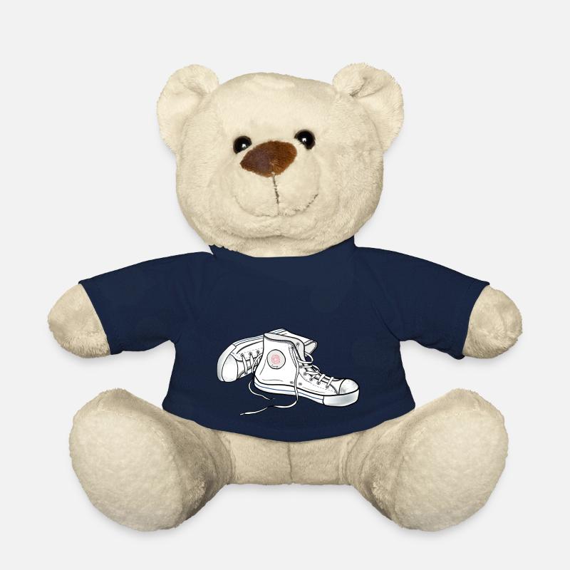 Chucks weiß - Teddy - French Navy
