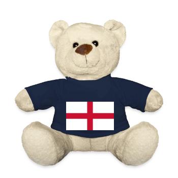 England - Teddy Bear - french navy - Front