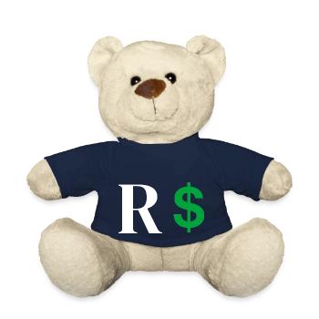 Letter r dollar - Teddy Bear - french navy - Front