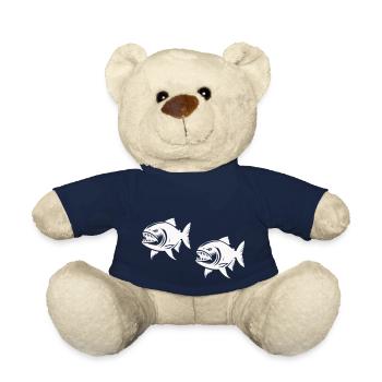 Piranha 2 - Teddy Bear - french navy - Front