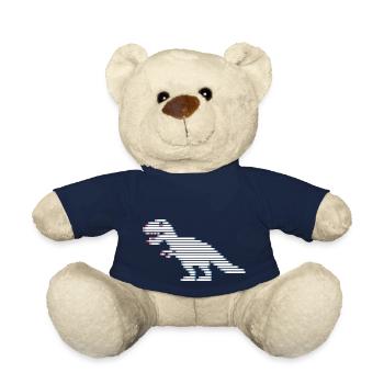 Dinosaures dinosaures dinosaures t-rex - Nounours - bleu marine - Devant