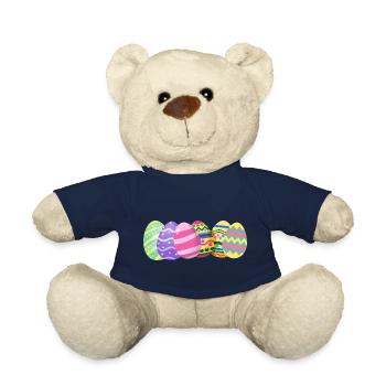 Easter Eggs - Teddy Bear - french navy - Front