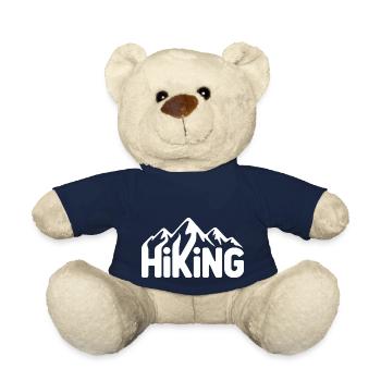 Wandern Typografie - Wandern Design - Teddy - French Navy - Vorne