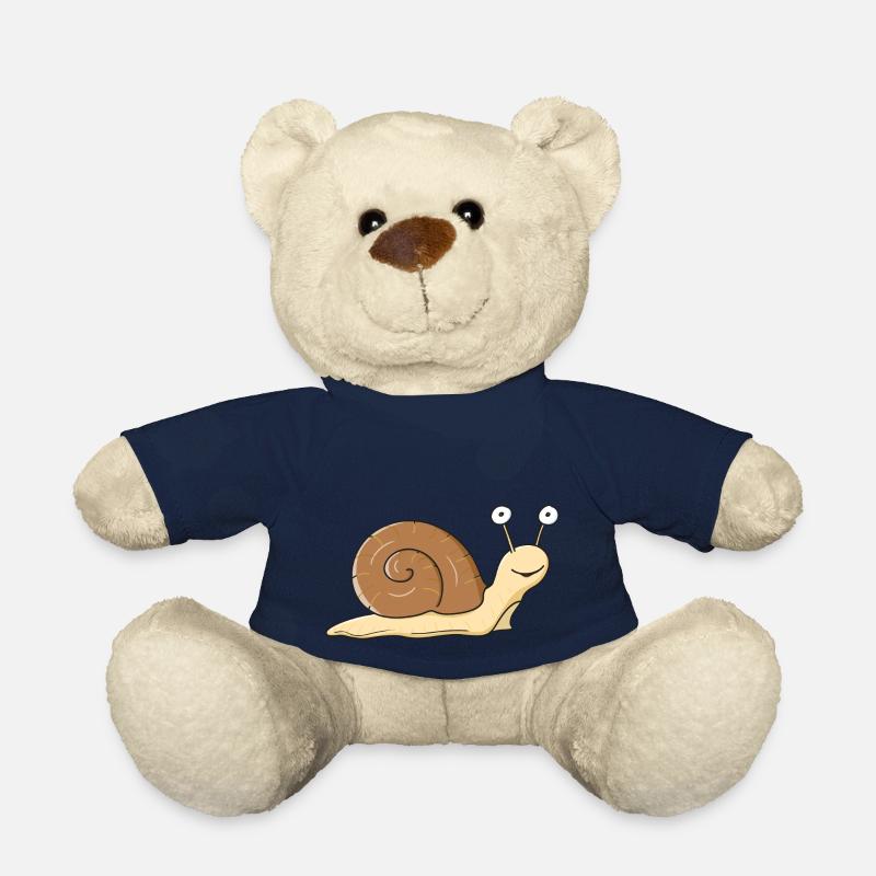 Doux escargot - Nounours - bleu marine