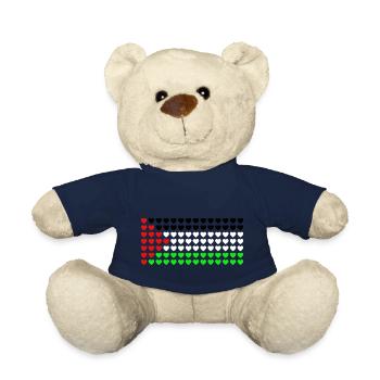 Palestine libre - Nounours - bleu marine - Devant
