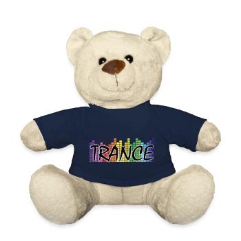 Trance - Musique électronique - Nounours - bleu marine - Devant