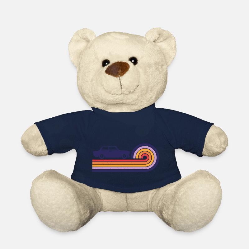 Trabi Retro Vintage DDR Ost Auto Design - Teddy - French Navy