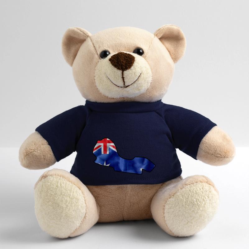 Piste de course australienne avec drapeau Nounours