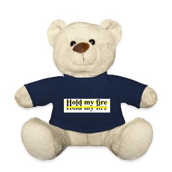 Hold my fire Shirts Zubehör usw. Text von Hildon - Teddy - French Navy - Vorne