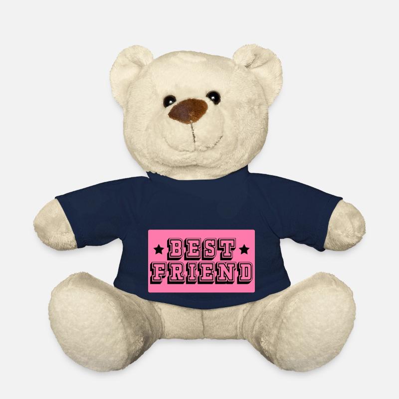 Best friend rosa tshirt - Teddy - French Navy