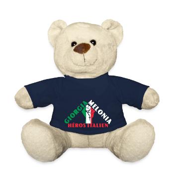 Georgia Meloni Héros italien - Nounours - bleu marine - Devant