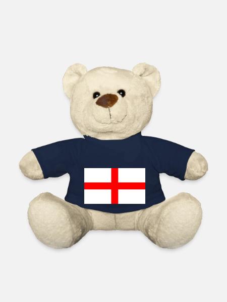 Saint George Drapeau de l’Angleterre - Nounours - bleu marine