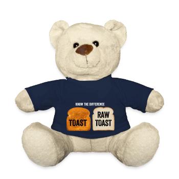 Know The Difference Toast Toast Breakfast lover - Teddy Bear - french navy - Front