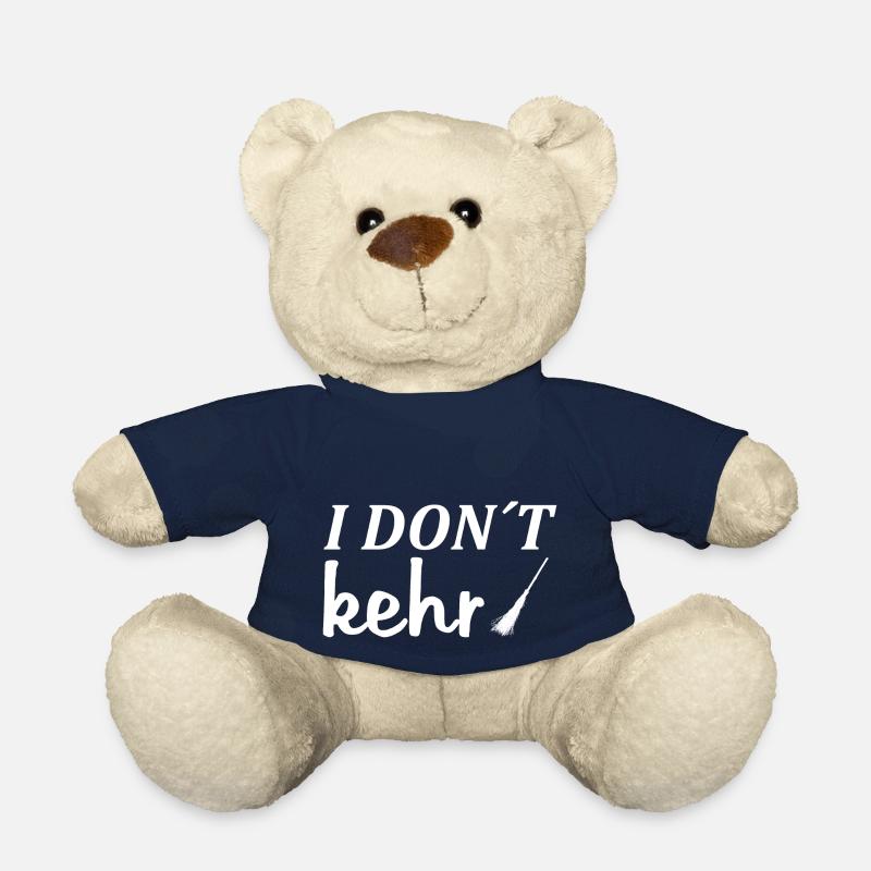 Je ne balaie pas le blanc - Nounours - bleu marine