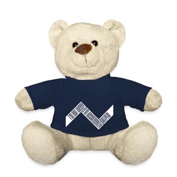 Je ne suis pas autoritaire, je suis agressivement serviable en disant des blagues - Nounours - bleu marine - Devant