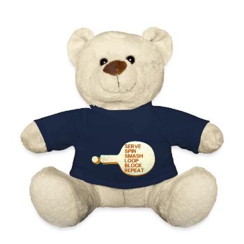 Ping-pong - Nounours - bleu marine - Devant