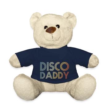 Daddy Retro 60s 70s Party Costume Dad Father's Day - Teddy Bear - french navy - Front