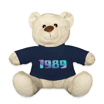 1989 Geburtstagsgeschenk Vintage 1989 Retro 1989 - Teddy - French Navy - Vorne