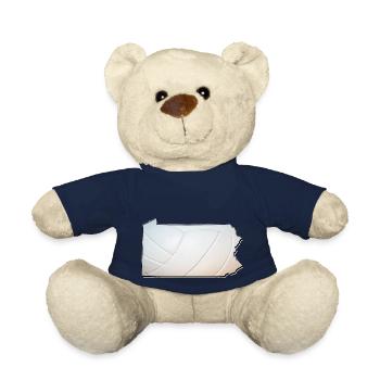 Volleyball in the Pennsylvania State Map - Teddy Bear - french navy - Front