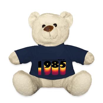 Fièrement célébrant 1985 - Millésime 40 ans - Nounours - bleu marine - Devant
