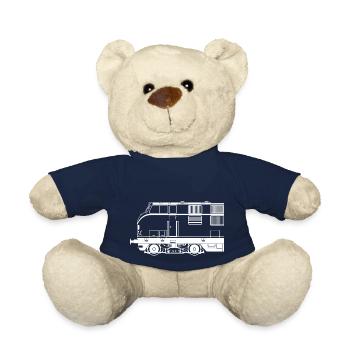 BR 221 linie halb weiß - Teddy - French Navy - Vorne