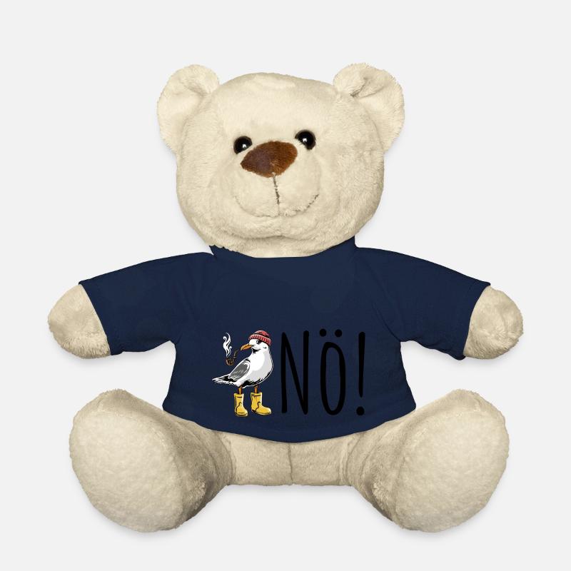 Möwe sagt NÖ - Nordsee - Geschenk - Teddy - French Navy