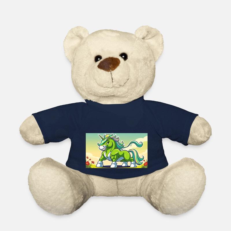 La licorne Green Runner - Nounours - bleu marine