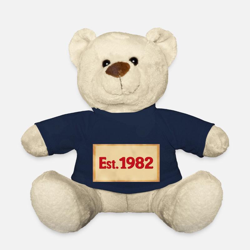 Fondé en 1982 - Nounours - bleu marine