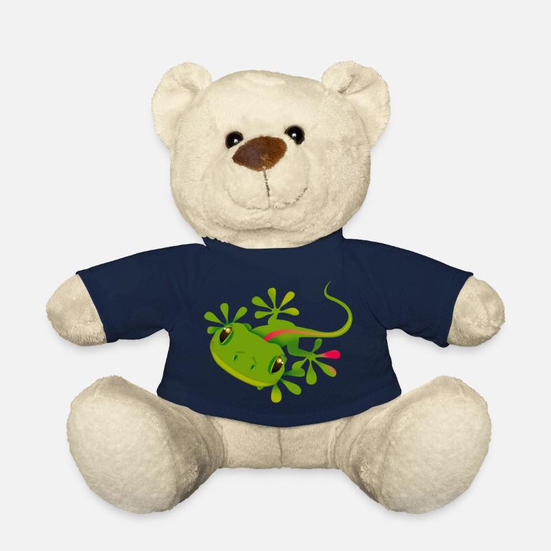un gecko - Nounours - bleu marine