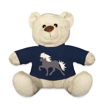 Windfarbenes Islandpferd - Teddy - French Navy - Vorne