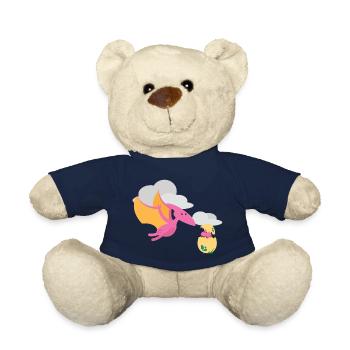 Pterosaur dinosaur - Teddy Bear - french navy - Front