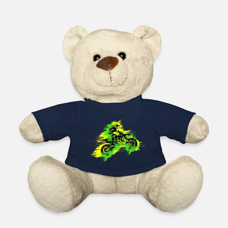 Motocross rider - Teddy Bear - french navy