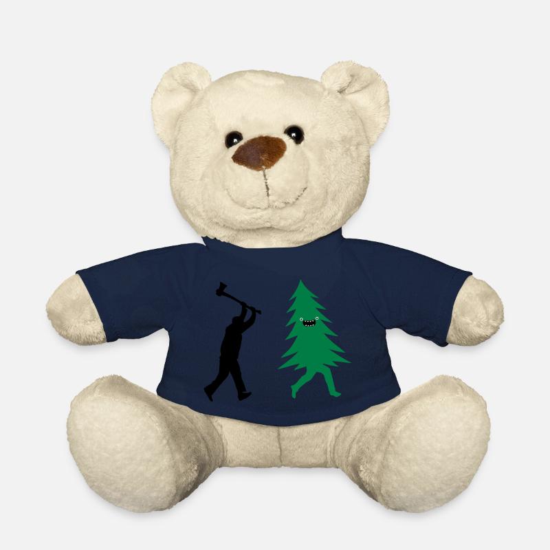 Lustiger Weihnachtsbaum vom Holzfäller Gejagt com - Teddy - French Navy
