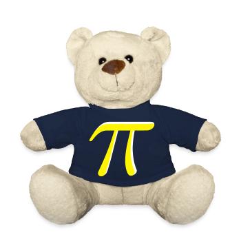 The transcendent number PI. - Teddy Bear - french navy - Front