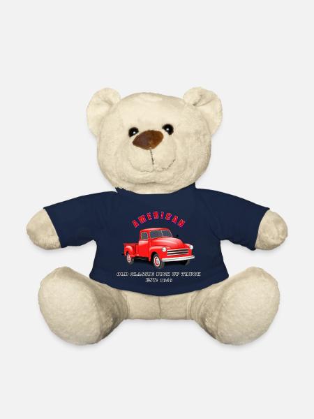 OLD CLASSIC PICK UP TRUCK - Teddy Bear - french navy