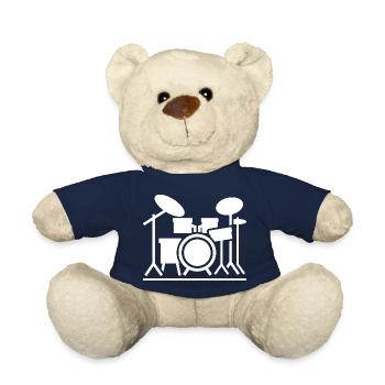 Rock Musik Rock and Roll - Nounours - bleu marine - Devant