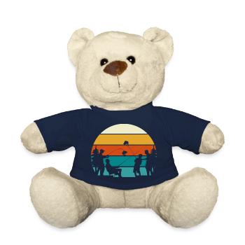 Rétro fishing - Nounours - bleu marine - Devant