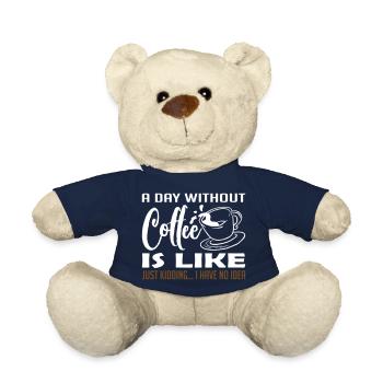 A Day Without Coffee - Teddy - French Navy - Vorne