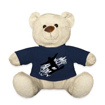 Snowboard Snowboarder - Nounours - bleu marine - Devant