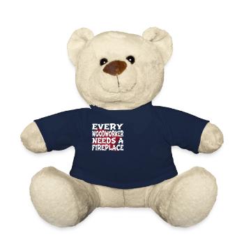 proud carpenter skull tshirts cabinetmaker - Teddy - French Navy - Vorne