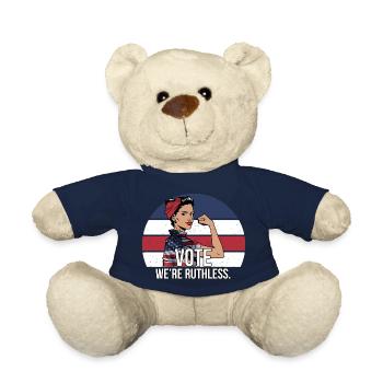 vote we are ruthless - Teddy Bear - french navy - Front
