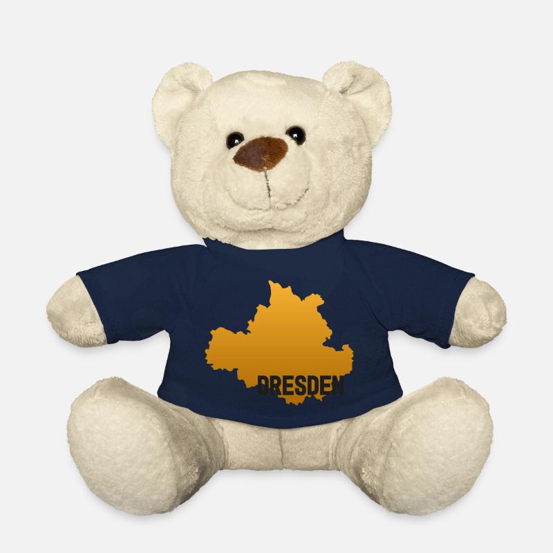 Dresden - Karte - Umriss - Sachsen - Teddy - French Navy