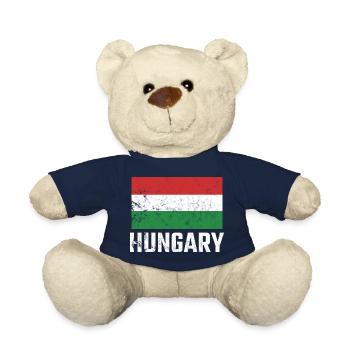 Ungarn Hungary Flagge Ungarisch Stolz Hungarian - Teddy - French Navy - Vorne