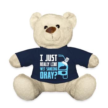 J’aime vraiment mouiller le sable, d’accord? Technologie de carrosserie automobile - Nounours - bleu marine - Devant
