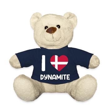 danish dynamite Denmark Dane gift - Teddy Bear - french navy - Front
