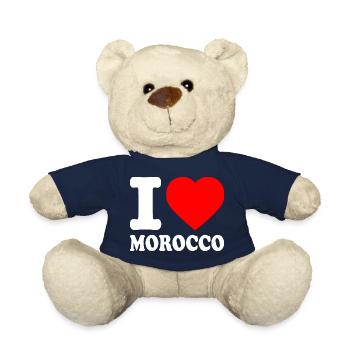 I love morocco - Marokko - Teddy - French Navy - Vorne