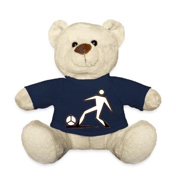 Un joueur de football - Nounours - bleu marine - Devant