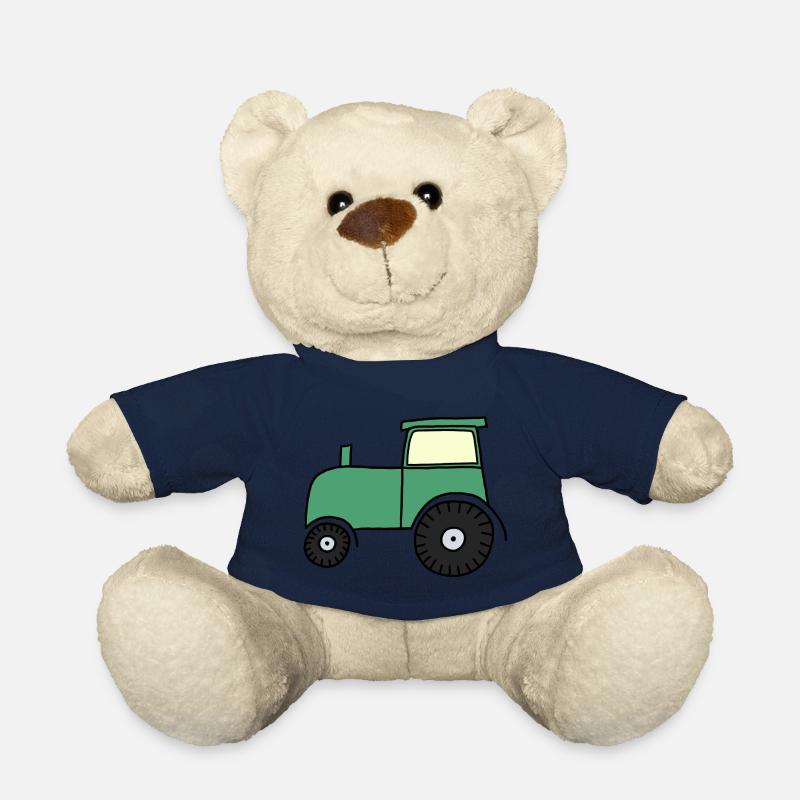 Gezeichneter Traktor - Teddy - French Navy
