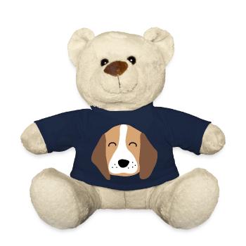 Cute puppy face 2 - Teddy Bear - french navy - Front